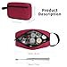 XIRYOHEAUR Travel Toiletry Bag, Small Cosmetic Bag, Hanging Water-Resistant Organizer for Men & Women, Ideal for Makeup, Shaving Kit, Gym Essentials & Travel Accessories (Burgundy)