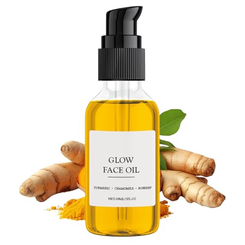 Aceite Suavizante Para El Rostro - Aceite De Cúrcuma Con Hidratación Profunda Para El Rostro - 59 ml Nutrición Prolongada para Piel Uso Hogar Viajes Exteriores Escuela