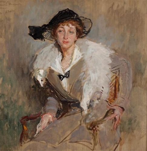 Image sur toile impression tableaux peinture portrait comtesse Bavarowska SERENDIPITP chambre 60x90cm