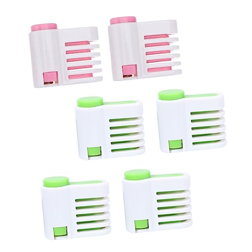 STOBAZA Kitchen Supply 6pcs Stratification Auxiliary Bread Slicers Bakery Cake Cutter Smooth Surface Material Random Color