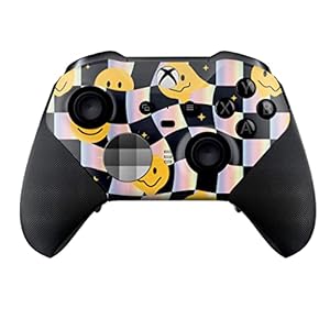 Crazy Melt Smile Faces Customised Wireless Controller for Elite by BCB. Original Elite Series 2 Controller Compatible with Xbox One / Series X & S. Customized with Water Transfer Printing (Not a Skin)