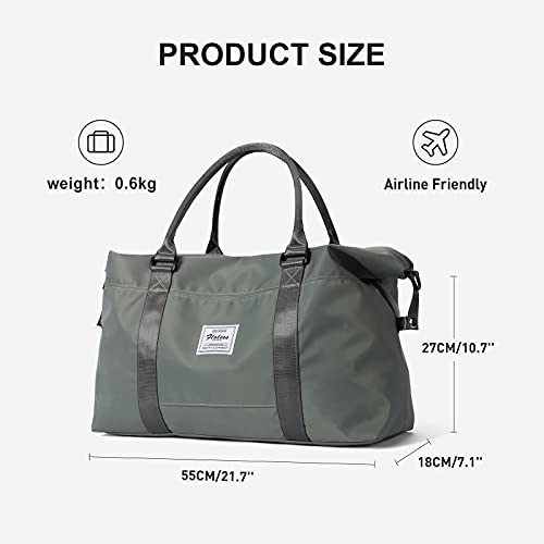 Sport Travel Duffle Bag Large Gym Tote Bag For Women, Weekender Bag Carry On Bag For Airplane, Ladies Beach Bag Overnight Bag Waterproof Bag Luggage Bag With Wet Bag #TOP1
