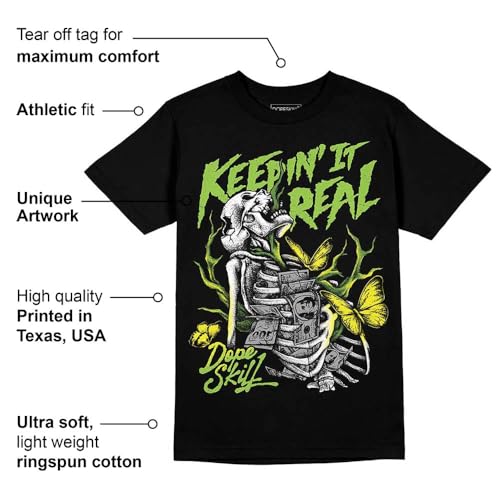 Image of DopeSkill Graphic Tee Streetwear Hip Hop Hypebeast Street Style Unisex T-Shirt Sneaker Colour Matching Shirts Horror Skeleton
