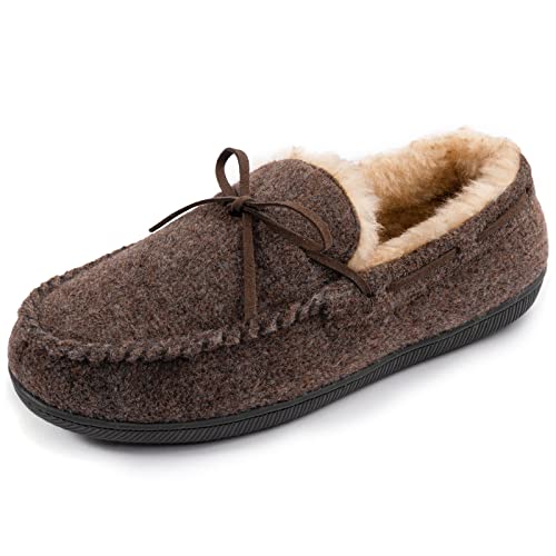RockDove Pantoufles mocassins Hearthfire en mousse à mémoire de forme pour femme, moka, 39 EU Cover