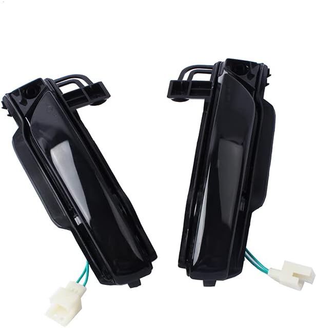 2 pcs Driver Side + Passenger Side Smoke Lens Sequential Flowing Light, 1 Pair Mirror Turn Signal Light, 2011-2020 Compatible with Jeep Grand Cherokee WK2