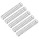 QUARKZMAN 5 Stück Druckfeder, 0.4 x 4 x 25 mm Druckfedern Feder Federn Zugfeder Zugfedern Spring Spiralfeder Spiralfedern Sprungfeder Stahlfeder 304 Edelstahl, Silber