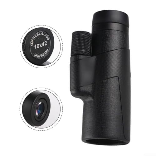 Monocular 10x42 con lente multicapa y adaptador de móvil para trípode 4
