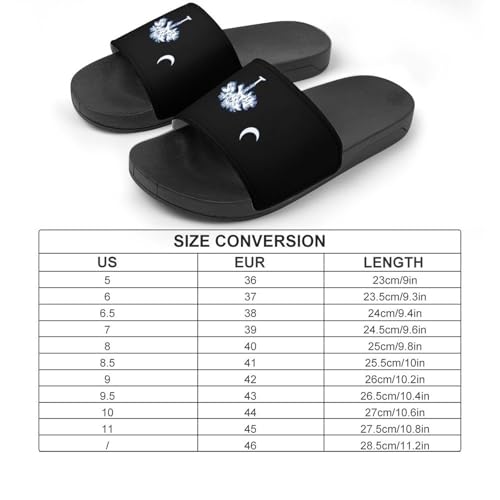 South Carolina Flag House Slippers for Women Men Lightweight Open-toe Slide Shoes for Bathroom Swimming Beach2