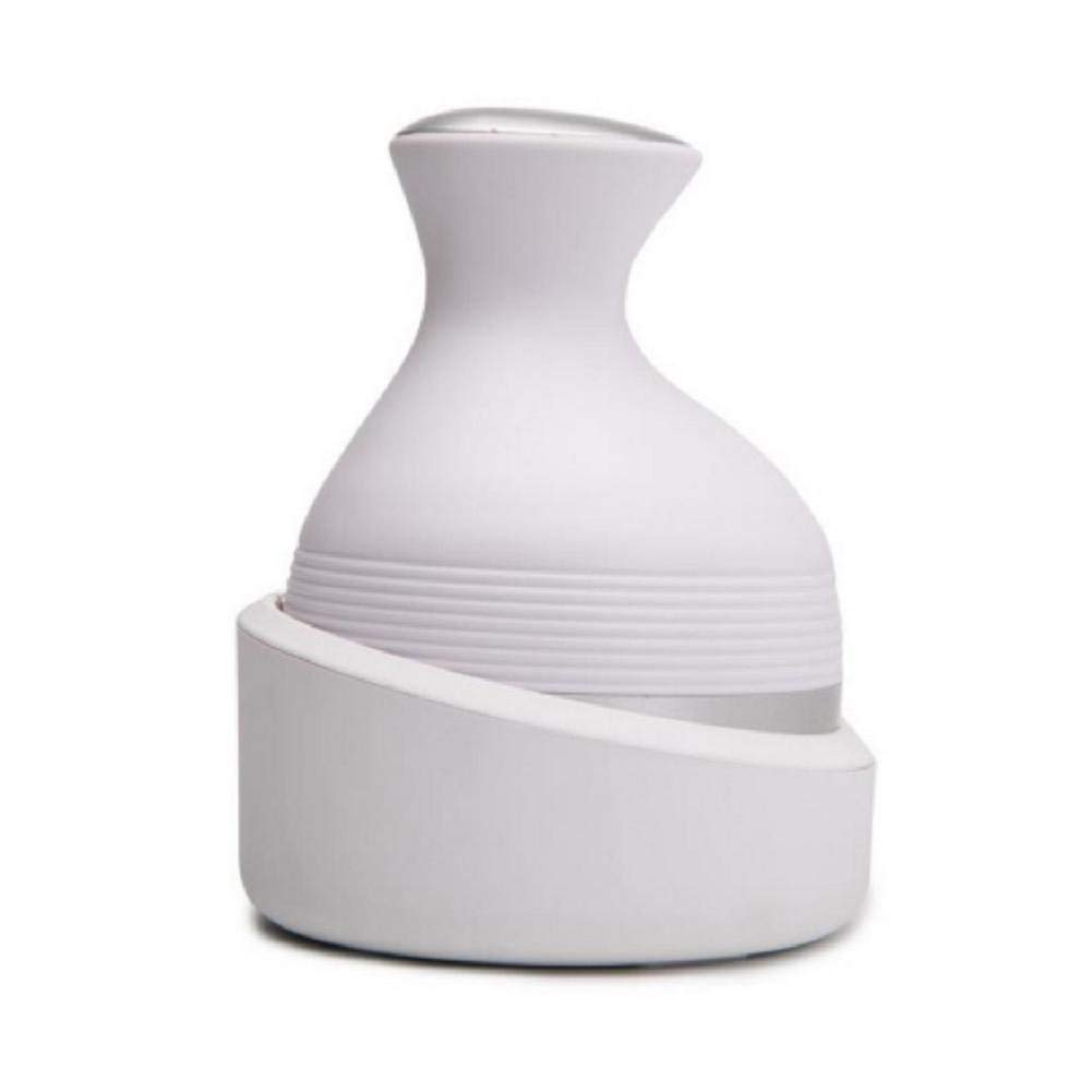 MU Attrezzatura di sanità di vibrazione elettrica portatile del massaggiatore della testa/massaggiatore del cuoio capelluto Massager del cervello,bianca