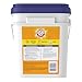 Arm & Hammer Powder Laundry Detergent, Professional Soap for Washing Clothes, 290 Loads, Free and Clear, Bulk 18lb Pail