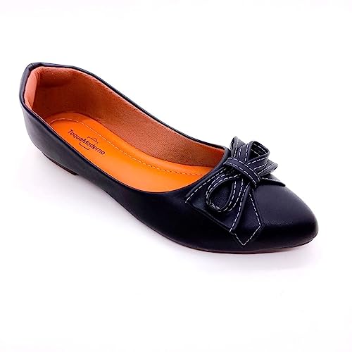 Sapatilha Feminina Total Confort Preto Laço (38, Preta)