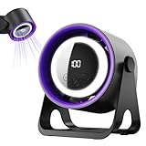 Veilleuse lumineuse : Le ventilateur de table USB offre refroidissement et éclairage, vous permettant d'allumer facilement et rapidement la lumière d'un simple bouton. Ventilateur USB un partenaire idéal pour une utilisation à la maison comme à l'extérieur.