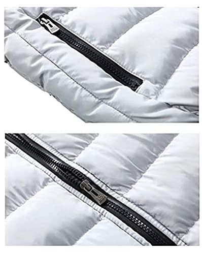 Xinyangni Men's Packable Puffer Down Vest Ultralight Warm Outdoor Sleeveless Jacket Army Green Us L #TOP5