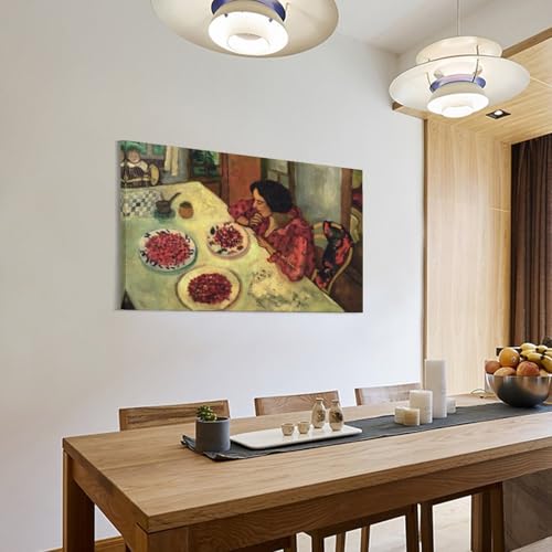 Impression Marc Chagall Fraises 60 x 90 cm en toile premium - 3