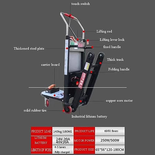 Carretilla eléctrica plegable para subir escaleras miniatura 2