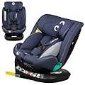 Lionelo Bastiaan i-Size Seggiolino Auto Evolutivo 4-in-1 per bambini 0-12 Anni (40-150 cm) ISOFIX e l'ultima Norma R129 Opzione Rivolto All'indietro, 21 Regolazioni, Girevole 360° Protezione Laterale