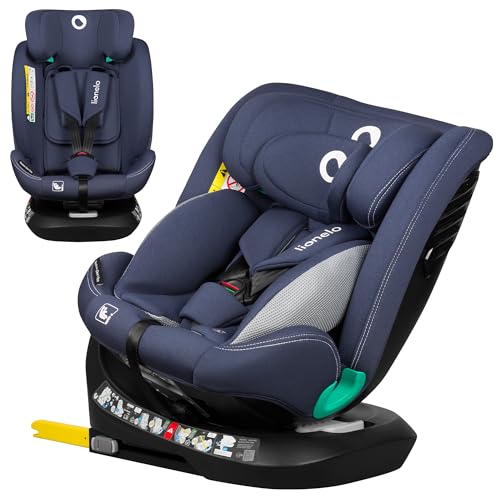 Immagine prodotto: Lionelo Bastiaan i-Size Seggiolino Auto Evolutivo 4-in-1 per bambini 0-12 Anni (40-150 cm) ISOFIX e l'ultima Norma R129 Opzione Rivolto All'indietro, 21 Regolazioni, Girevole 360° Protezione Laterale
