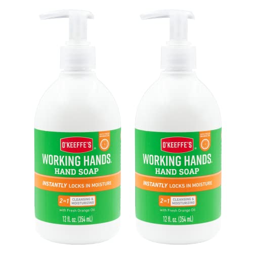 O'keeffe's Working Hands Moisturizing Hand Soap With Fresh Orange Oil, 12 Oz Pump (Pack Of 2) #TOP16
