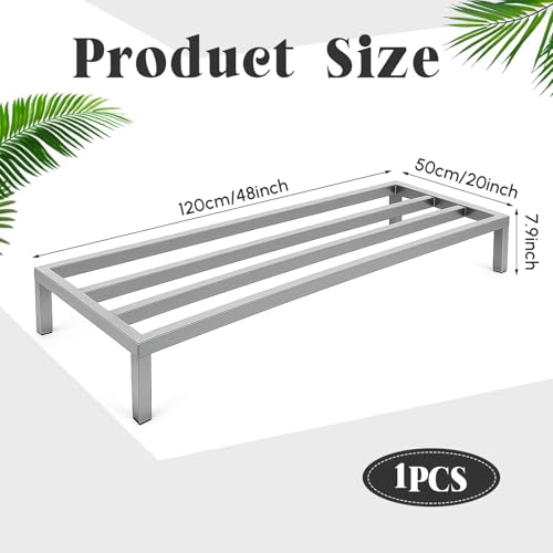 Image of MorningRo 1 Pack Dunnage Rack 48 inch Long x 20 inch Wide, 7.9 inch Height