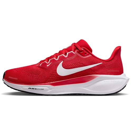 Nike Tênis de corrida feminino W Air Zoom Pegasus 41 TB, Vermelho universitário/branco/preto, 42
