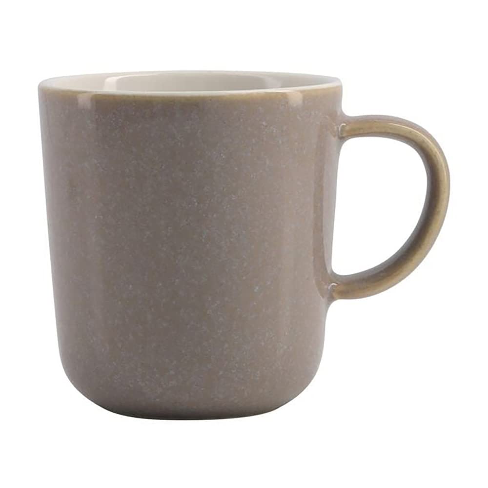 Hema Chicago Mug, 280 ml Capacity, Matt Taupe/Yellow