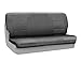 Coverking Custom Fit Front Solid Bench Seat Cover for Select Chevrolet Models - Velour (Gray)