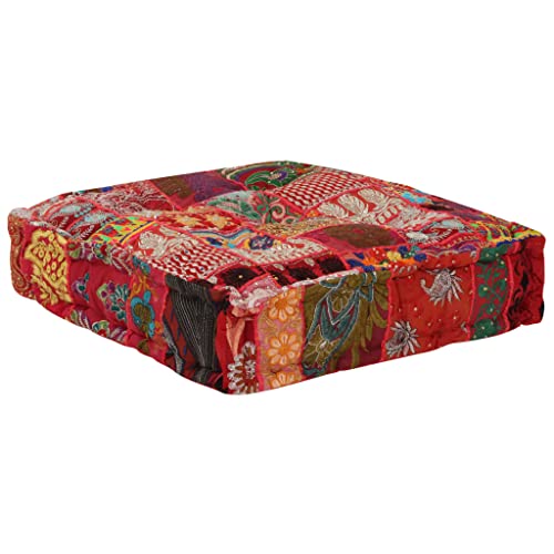 Coussin de Sol Patchwork pour Manque de Sièges dans le Salon - 4