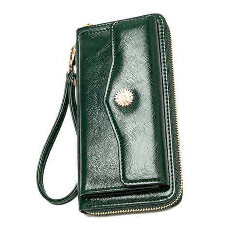 Pochette de rangement Veemoon en PU bleu pour organiser vos cartes et monnaie