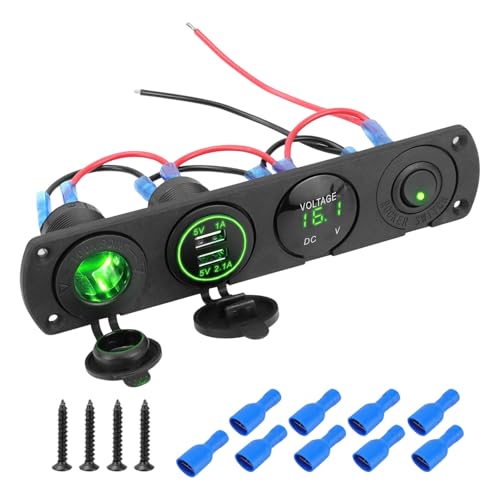 Panneau de commande de bateau ABS pour cabine de yacht avec prise USB de recharge