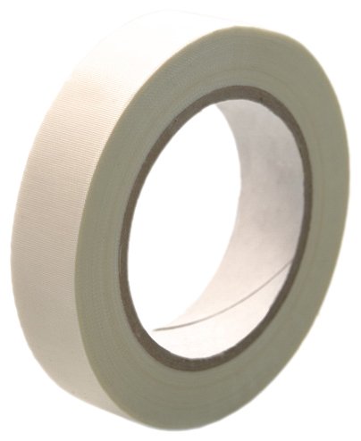 CS Hyde-HTT-170416 High Temperature Fiberglass Tape With Silicone Adhesive, Ivory 1 inch x 36 yards