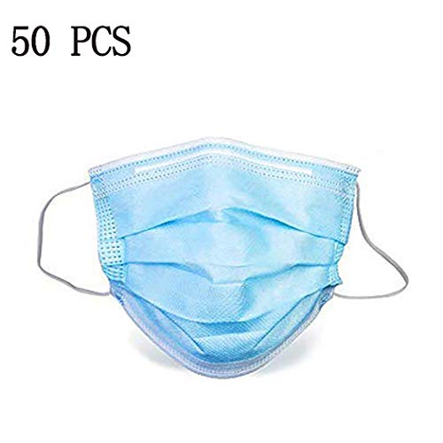 Preisvergleich Produktbild Upmik 50 Stück Einwegmasken Einweg-Staubschutzmaske Unisex, Vlies-Schutzhülle