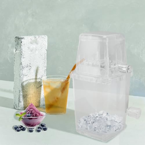 Leopacat Hand Crank Ice Crusher - Hand Crank Operated Breaker (Transparent) by Leopacat - Image 4