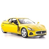 TGRCM-CZ 1/36 Scale Ghibli Casting Car Model, Zinc Alloy Toy Car for Kids, Pull Back Vehicles Toy Ca