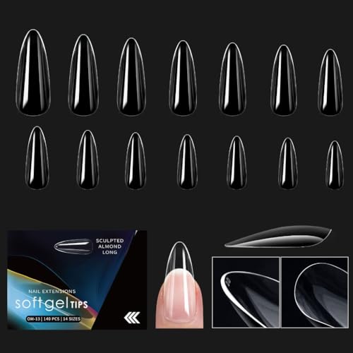 1 ボックスソフトジェルのヒント付け爪のヒントプレスオンネイルフルカバー爪にスティッククリア付け爪エクステンション用