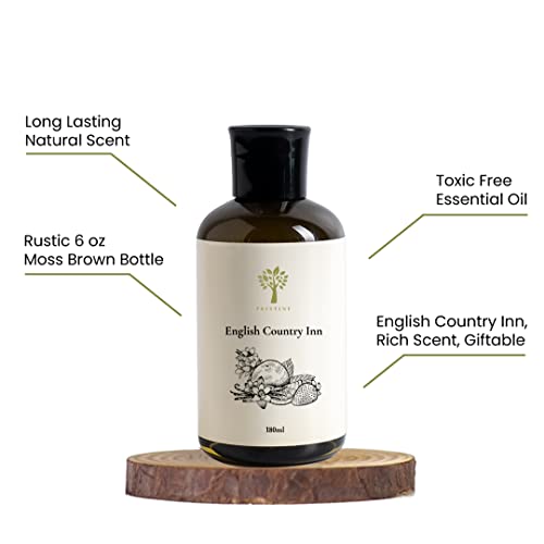 PRISTINE English Country Inn | Inspired by Ritz-Carlton Hotel Reed Diffuser Refill with Free Reed Stick | Jasmine, Strawberry, Vanilla Oil Diffuser Refills | Premium Hotel Lobby Reed Diffuser Refill