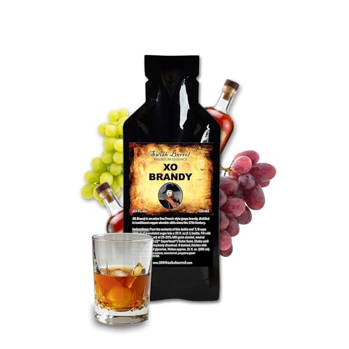 XO Brandy Essence | Bootleg Kit Refills | Thousand Oaks Barrel Co. | Gourmet Flavor for Barrel Aged Cocktails Mixers and Cooking | 20ml .65oz Sachet