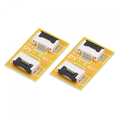 sourcing map FFC FPC Extensión Placa PCB Extensión ZIP HDD Conector 6 Pines Paso 0,5mm Una Cara para LCD 3D Impresora Cámara DVD TV Portátil Audio Paquetes 2