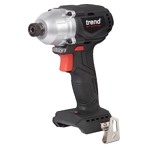 Image of Trend 18V Cordless Brushless Impact Driver with High Performance Motor & Two Speed Settings, Bare Tool (Battery & Charger Sold Separately), T18S/IDB