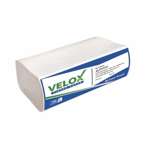 VELOX M Fold Paper Tissue / Towel Set of 2 Packs (21*23cm, 1Ply, 150