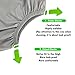 AQX Adult Leakproof Underwear for Incontinence, Washable Low Noise Reusable Adult Diaper Cover, Grey Plastic Pants Cover Unisex 2Pcs (3XL, Grey)