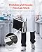 VEVOR Portable Ultrasonic Homogenizer, 0.3 in Titanium Alloy Probe, 30KHz Ultrasonic Frequency, 50-300ml Capacity, Handheld and Desktop Dual Use, Sonicator Processor Cell Disruptor Mixer with Stand