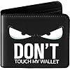 Toyuma Leather Wallet for Boys Wallets for Girls Kids Wallet Cute Kawaii Anime Cool Cartoon Fun Purse Credit ID Card Slim Bifold Small Coin Purses for Teens Boys Minimalist Wallet, White Eye