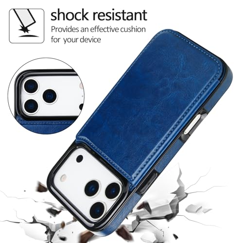 Coque iPhone 17 Pro Max Portefeuille Rouge Évitant les Rayures d'Écran