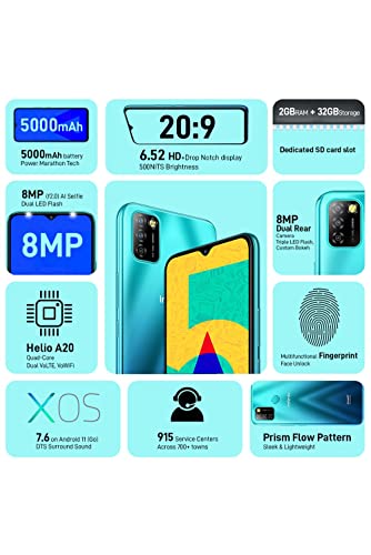 Image of Infinix Smart 5A (Quetzal Cyan, 32 GB) (2 GB RAM)