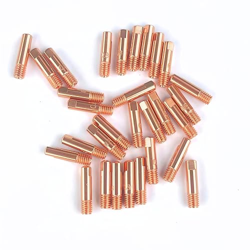 Image of Mig Welder Tips 30-Pack Welding Tips .030 inch 0.8mm Contact Tip for Mig Welding Gun Welding Torch MIG Gun Replacement,Welding Accessories, Copper (.030 inch)