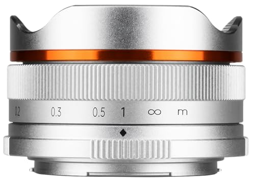 �u���C�e�B�� �X�^�[ (Brightin Star) ���჌���Y MF 10mm F5.6 Fish-eye Silver �t�W�t�C���� X�}�E���g �}�j���A���t�H�[�J�X ��p172°