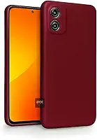 Capa Capinha Case Compatível Motorola Moto G84 – Silicone Aveludado Premium, Anti Impacto, Reforçada e com Proteção de Câmera (VINHO)