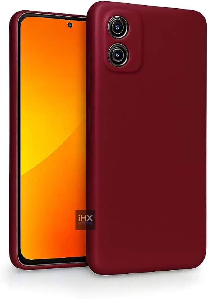 Capa Capinha Case Compatível Motorola Moto G84 – Silicone Aveludado Premium, Anti Impacto, Reforçada e com Proteção de Câmera (VINHO)