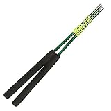 Están fabricados con un tubo de fibra de carbono, material poco flexible, que aporta gran resistencia y permite un peso mínimo.