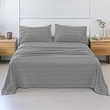 CUORY Sábanas Matrimonial 3000 Hilos – Microfibra Lujosa Egipcia, 4 Piezas (1 Sabana De Cajon, 1 Plana, 2 Fundas), Ultra...